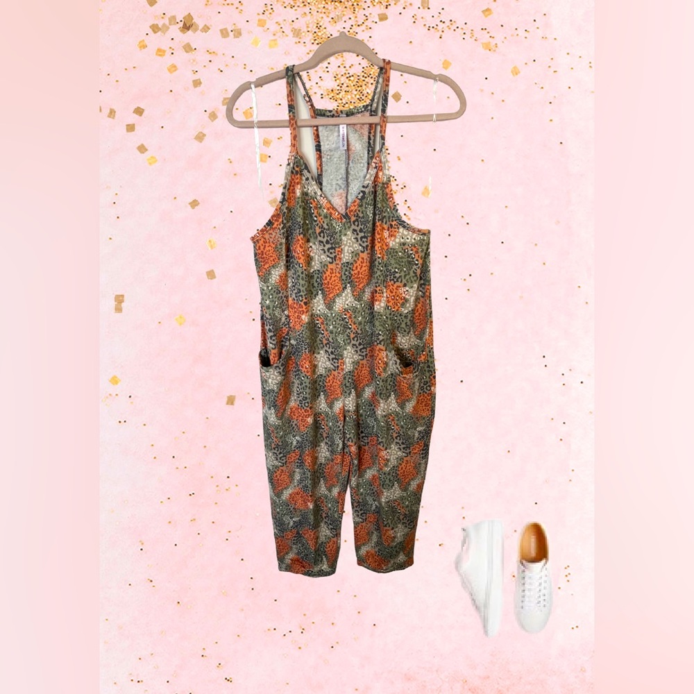Coral Fun Romper - Picture 1 of 11